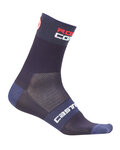 CASTELLI čarape klasične - ROSSO CORSA 9 - plava
