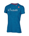 CASTELLI majica kratkih rukava - CLASSIC W - plava