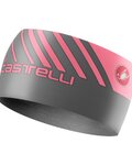 CASTELLI traka za glavu - ARRIVO 3 THERMO - ružičasta/siva