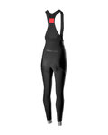CASTELLI duge hlače s tregerima - TUTTO NANO LADY WNT - crna