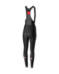 CASTELLI duge hlače s tregerima - VELOCISSIMA LADY WNT - crna