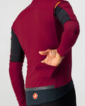 CASTELLI izolirana jakna - PERFETTO ROS CONVERT - crvena