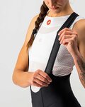 CASTELLI duge hlače s tregerima - VELOCISSIMA LADY WNT - crna