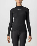 CASTELLI majica dugih rukava - FLANDERS 2 WARM LADY - crna