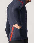 CASTELLI dres dugih rukava zimski - FONDO 2 WINTER - plava