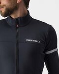 CASTELLI dres dugih rukava zimski - FONDO 2 WINTER - antracitna