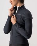 CASTELLI dres dugih rukava zimski - SINERGIA 2 LADY WNT - antracitna