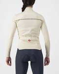 CASTELLI dres dugih rukava zimski - SINERGIA 2 LADY WNT - bjelokosna