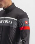 CASTELLI dres dugih rukava zimski - PASSISTA - antracitna
