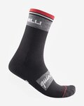 CASTELLI čarape klasične - QUINDICI SOFT MERINO - crna