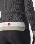 CASTELLI dres dugih rukava zimski - VOLARE LADY WINTER - bijela/crna