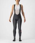 CASTELLI duge hlače s tregerima - VELOCISSIMA DT LADY - crna