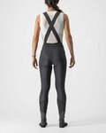 CASTELLI duge hlače s tregerima - VELOCISSIMA DT LADY - crna