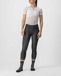 CASTELLI hlače 3/4 bez tregera - VELOCISSIMA THERM W - crna