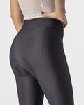 CASTELLI hlače 3/4 bez tregera - VELOCISSIMA THERM W - crna