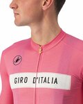 CASTELLI dres kratkih rukava - GIRO D'ITALIA 2024 - ružičasta