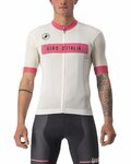 CASTELLI dres kratkih rukava - GIRO D'ITALIA 2024 - bijela