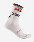 CASTELLI čarape klasične - SOUDAL QUICK-STEP 23 - bijela