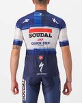 CASTELLI dres kratkih rukava - SOUDAL QUICK-STEP 23 - bijela/plava