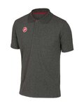 CASTELLI majica kratkih rukava - RACE DAY POLO - siva