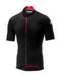 CASTELLI dres kratkih rukava - ESPRESSO - crna