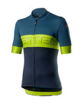 CASTELLI dres kratkih rukava - PROLOGO VI - plava/zelena