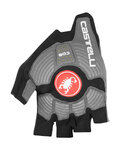 CASTELLI rukavice s kratkim prstima - ROSSO CORSA ESPRESSO - crna