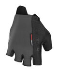CASTELLI rukavice s kratkim prstima - ROSSO CORSA ESPRESSO - siva/crna