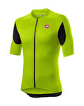 CASTELLI dres kratkih rukava - SUPERLEGGERA 2 - crna/zelena