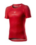 CASTELLI majica kratkih rukava - PRO MESH - crvena
