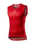 CASTELLI majica bez rukava - PRO MESH - crvena