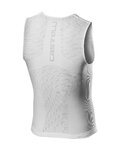 CASTELLI majica bez rukava - CORE SEAMLESS - bijela