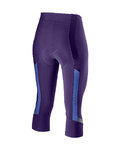 CASTELLI hlače 3/4 bez tregera - VELOCISSIMA 2 LADY - ljubičasta