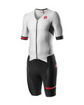 CASTELLI kombinezon - FREE SANREMO 2 - bijela/crna