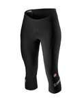 CASTELLI hlače 3/4 bez tregera - VELOCISSIMA 2 LADY - crna