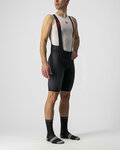 CASTELLI kratke hlače s tregerima - PREMIO - crna