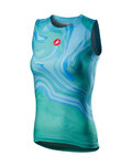 CASTELLI majica bez rukava - PRO MESH W LADY - tirkizna/plava