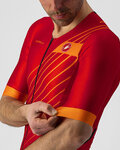 CASTELLI kombinezon - FREE SANREMO 2 - crvena/crna