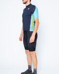 CASTELLI kratki dres i kratke hlače - ENTRATA - crna/plava