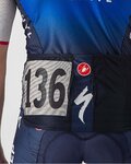 CASTELLI dres kratkih rukava - QUICK-STEP 2022 CLIMBER'S 3.1 - plava/bijela