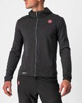 CASTELLI dukserica - MILANO FZ FLEECE - crna