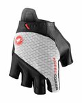 CASTELLI rukavice s kratkim prstima - ROSSO CORSA PRO V - bijela