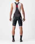 CASTELLI kratke hlače s tregerima - COMPETIZIONE KIT - crna/srebrna