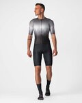 CASTELLI dres kratkih rukava - AERO RACE 6.0 - siva/crna/bijela