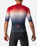CASTELLI dres kratkih rukava - AERO RACE 6.0 - crvena/bijela/plava