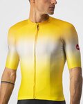 CASTELLI dres kratkih rukava - AERO RACE 6.0 - žuta/bijela