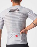 CASTELLI dres kratkih rukava - CLIMBER'S 3.0 - srebrna/siva