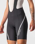 CASTELLI kratke hlače s tregerima - VELOCISSIMA 3 LADY - crna