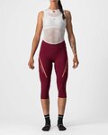 CASTELLI hlače 3/4 bez tregera - VELOCISSIMA 3 LADY  - ružičasta/bodro