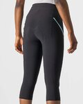 CASTELLI hlače 3/4 bez tregera - VELOCISSIMA 3 LADY - svjetloplava/crna